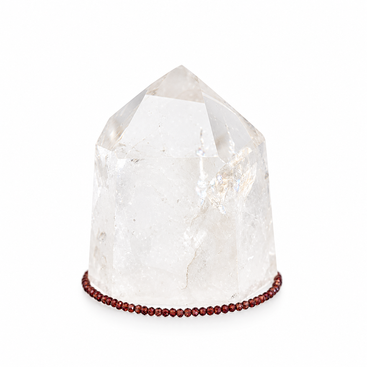 Grade AAA Red Garnet Dainty Bracelet
