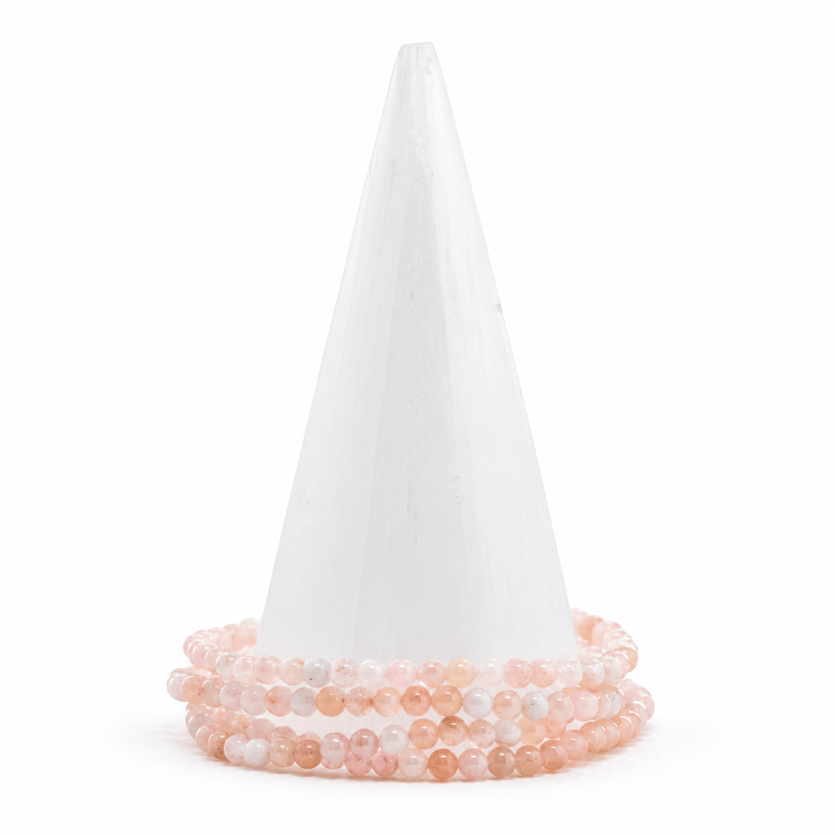 Delicate Morganite bracelet by Milk and Honey featuring light pink gemstones on a fine chain.