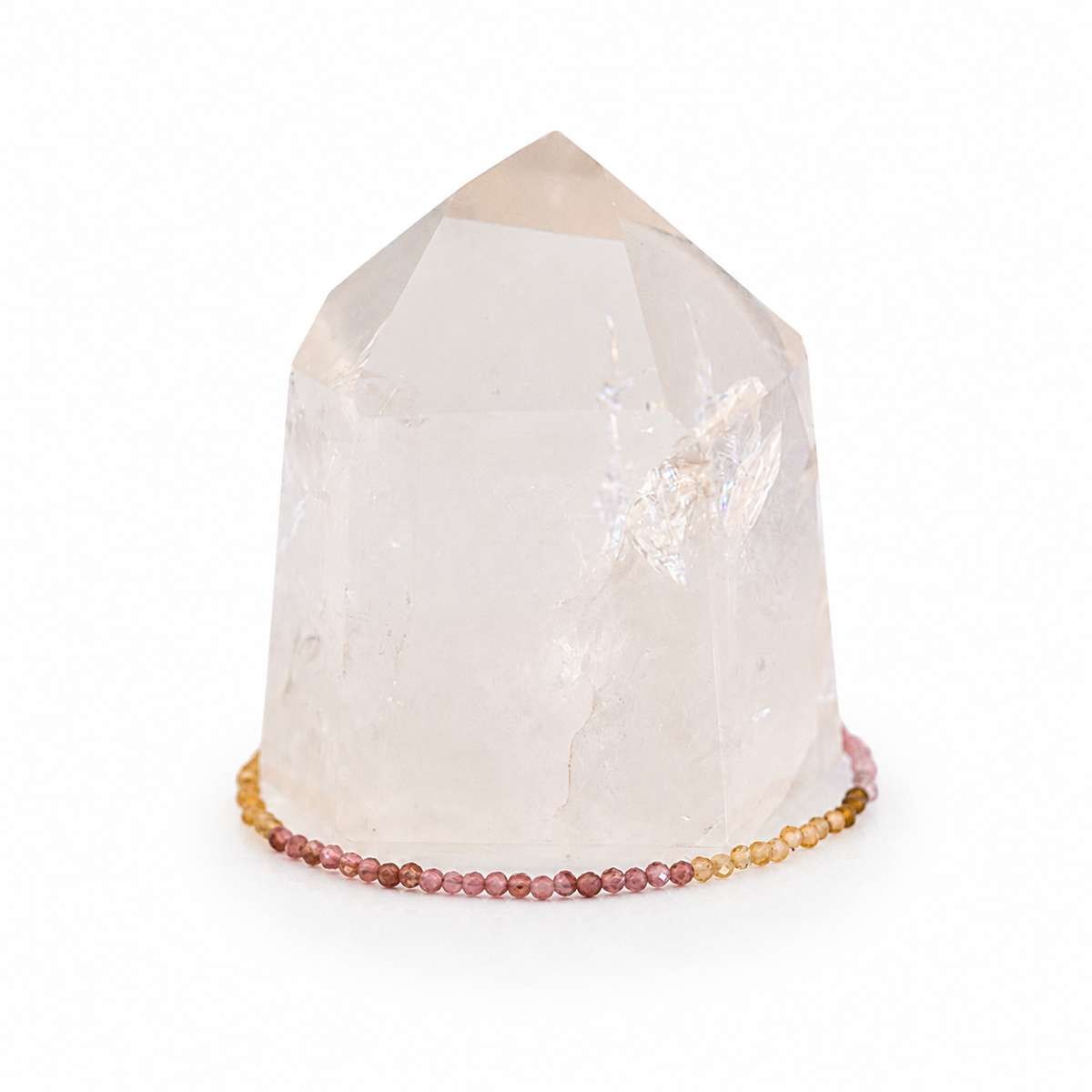 Grade AAA Multi-Color Tourmaline Dainty Bracelet