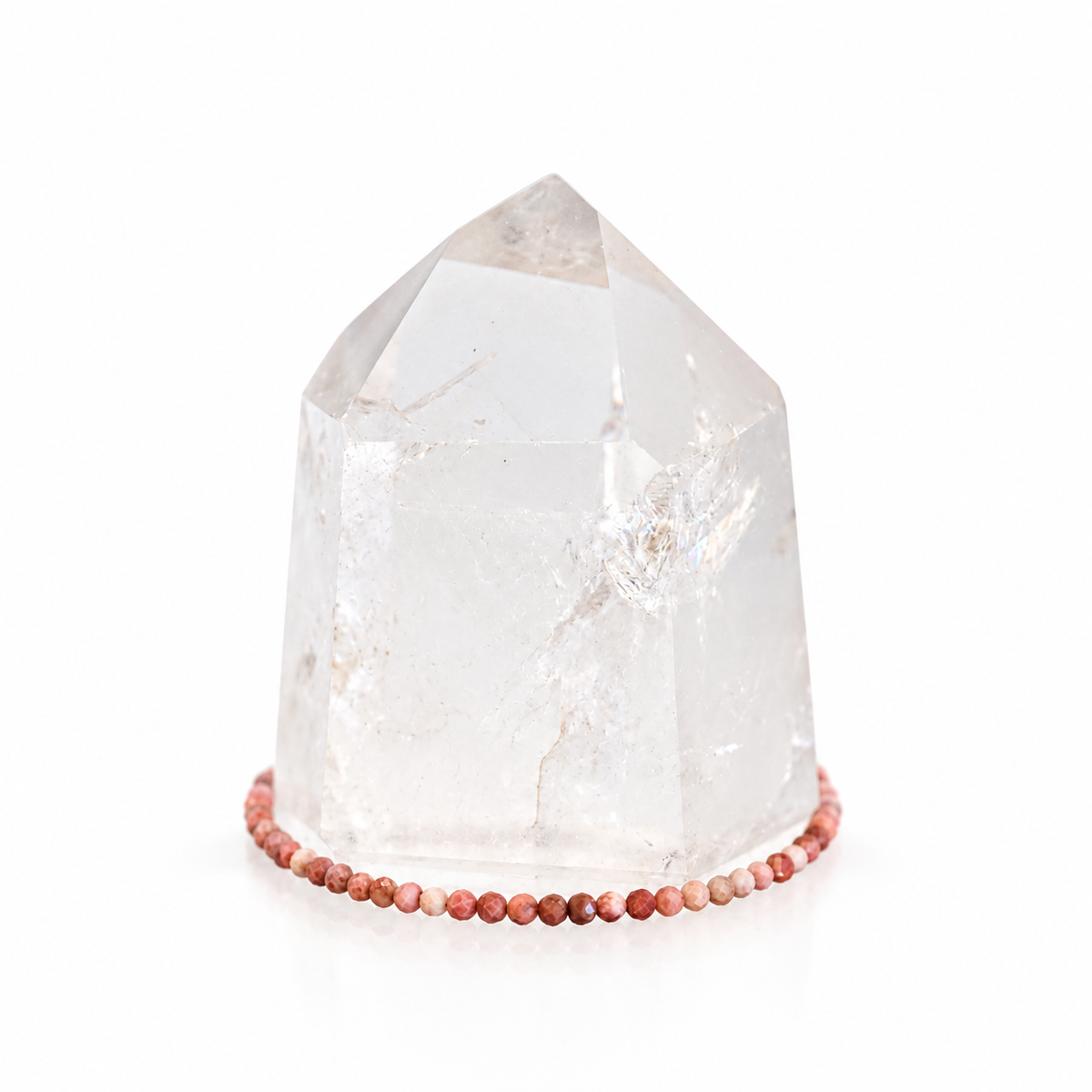 Grade AAA Rhodonite Dainty Bracelet