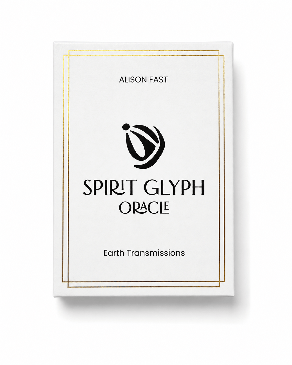 Spirit Glyph Oracle Deck by Sacred Light Soundbaths and Crystals, featuring colorful card illustrations and glyph symbols.