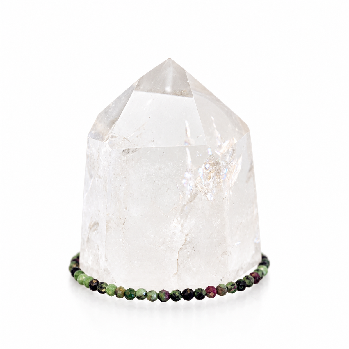 Grade AAA Ruby Zoisite Dainty Bracelet
