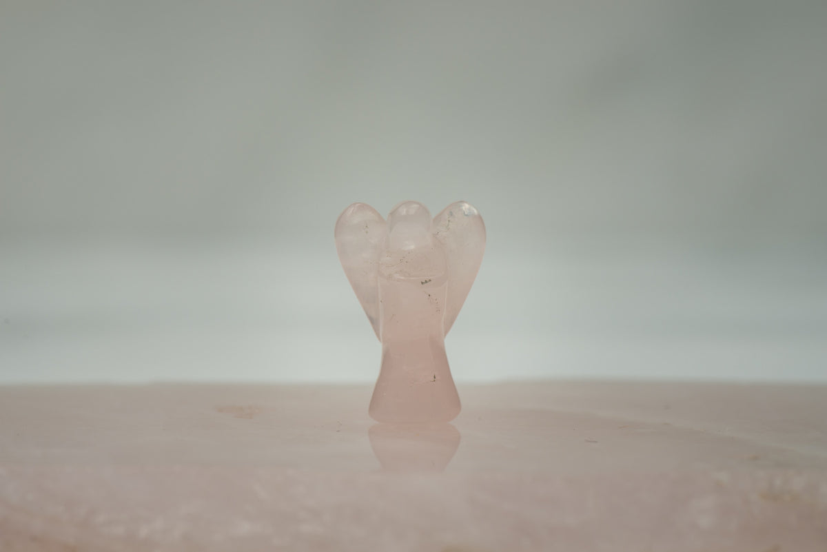 Rose Quartz Pocket Angel