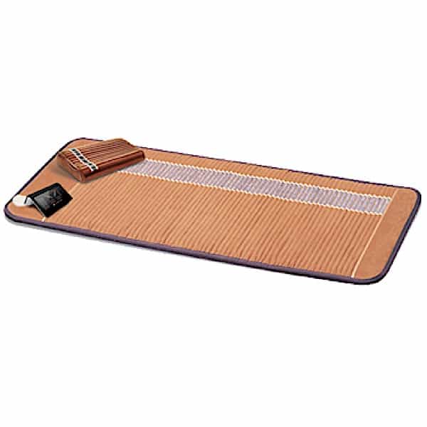 Biomat Professional Biomat® 7000MX infrared therapy mat with control panel and plush fabric cover.