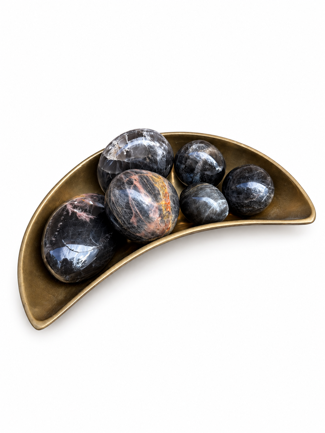 Black Moonstone Tumbled