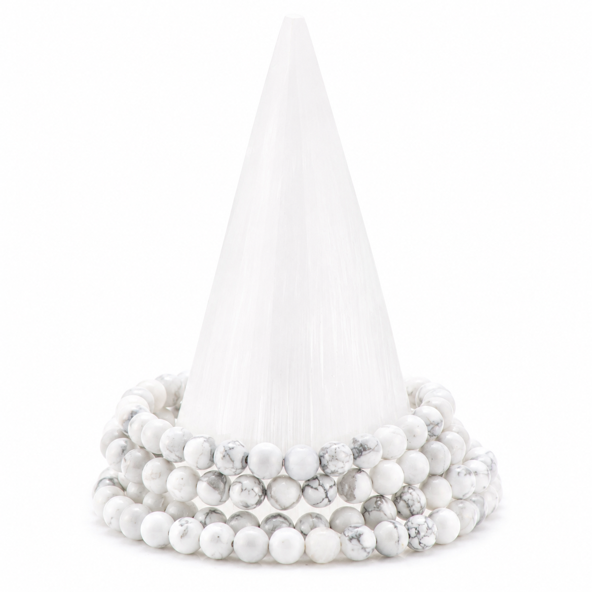 Howlite Medium Bracelet