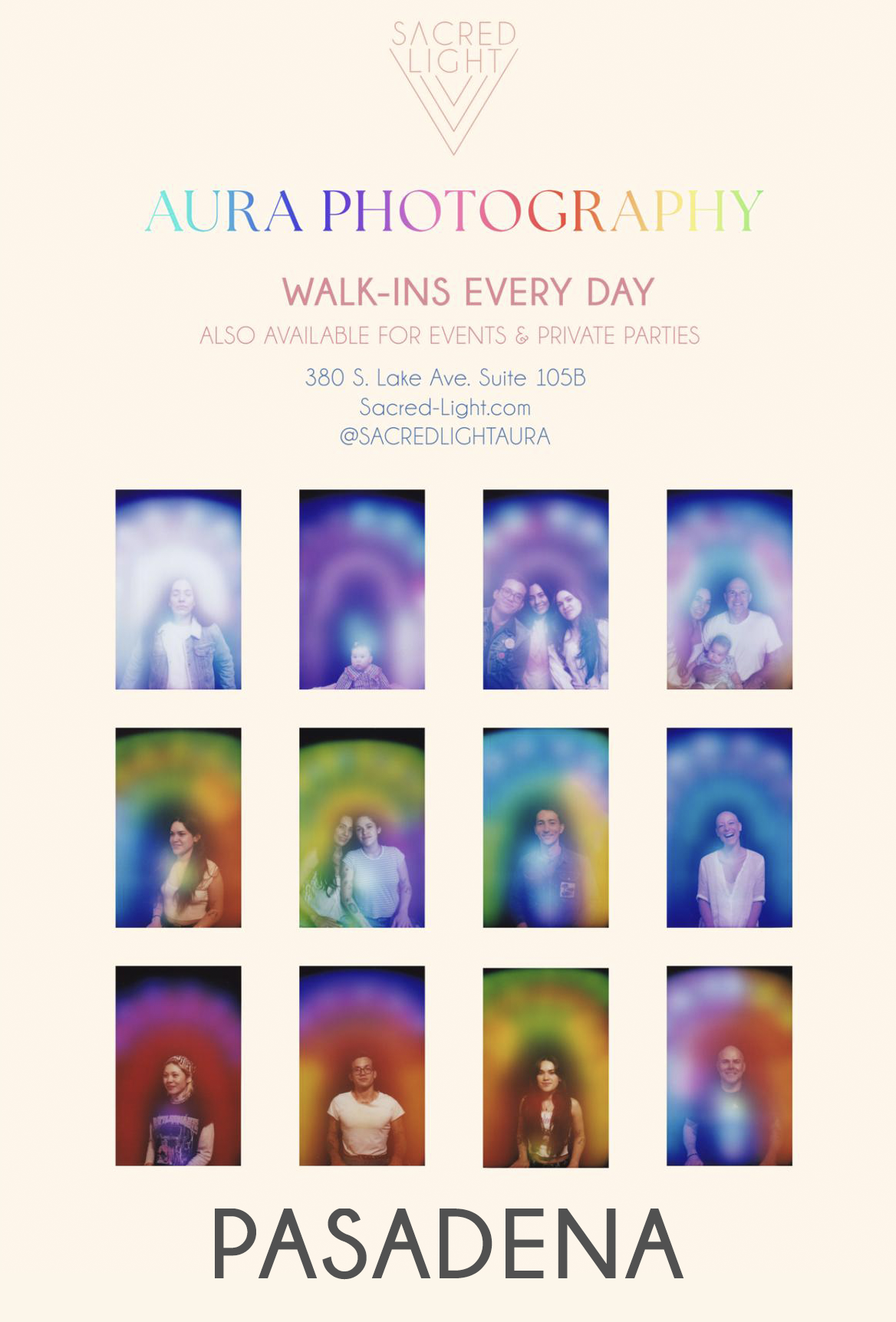 Aura Photo + Short Reading - PASADENA LOCATION - 308 S. LAKE AVE SUITE 105B