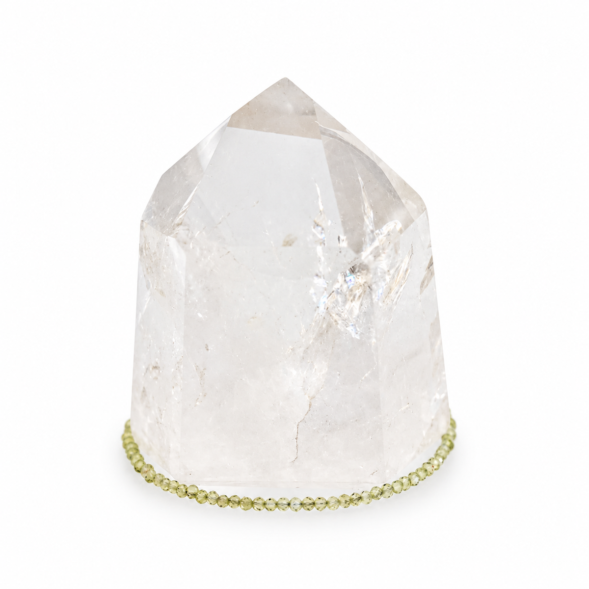 Grade AAA Prehnite Dainty Bracelet