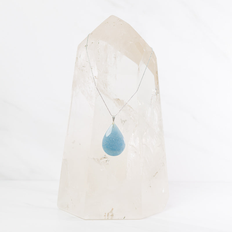 
                
                    Load image into Gallery viewer, Trolleite teardrop necklace
                
            