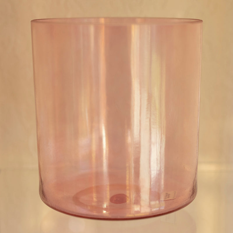 8" C#-15 Pink Aura Gold Alchemy Crystal Singing Bowl™