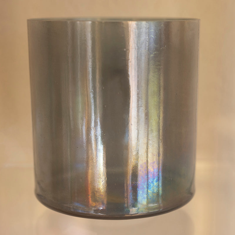 
                
                    Load image into Gallery viewer, 8&amp;quot; C#+35 Moldavite Aqua Aura Gold(Inside) Alchemy Crystal Singing Bowl™
                
            