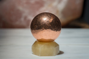 Small Copper Sphere
