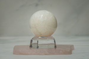 
                
                    Load image into Gallery viewer, Rare Polished Scolecite Sphere
                
            