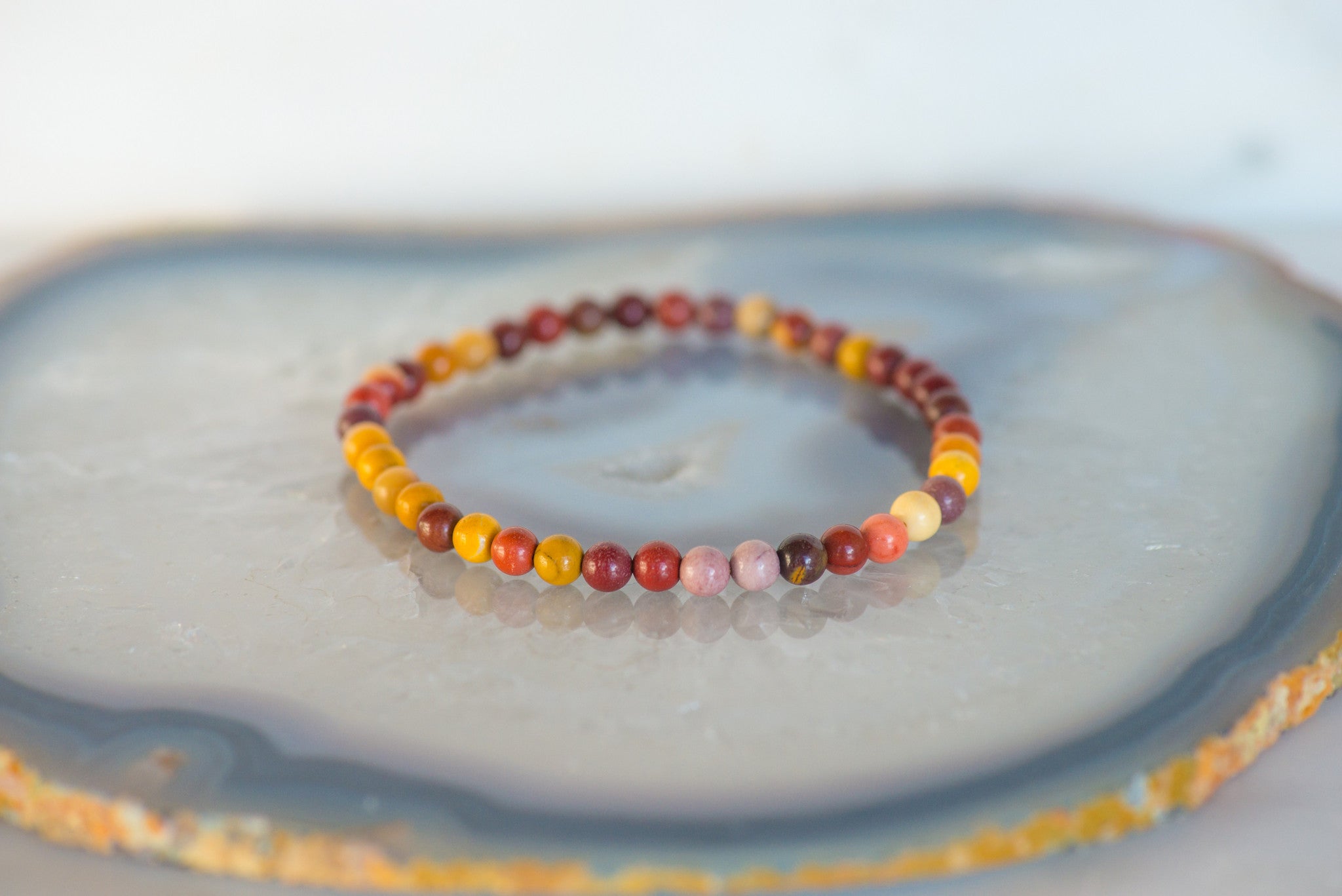 Mookaite Jasper Dainty Bracelet