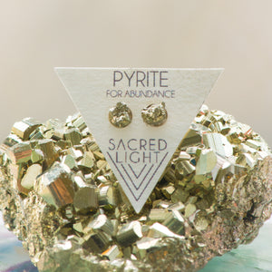 
                
                    Load image into Gallery viewer, Pyrite Earrings
                
            