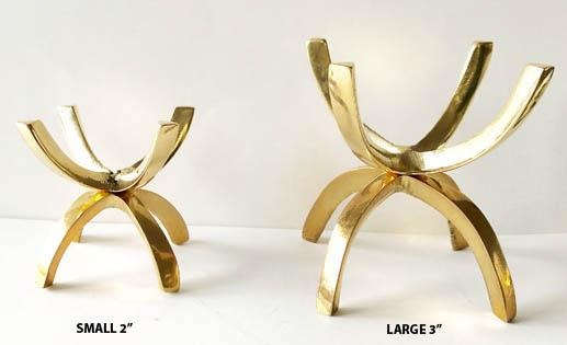 Brass Claw Crystal Stand