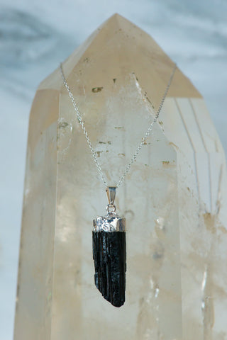 
                
                    Load image into Gallery viewer, Natural Black Tourmaline Necklace
                
            