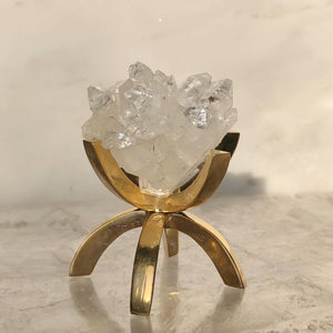 
                
                    Load image into Gallery viewer, Apophyllite with Brass Stand
                
            